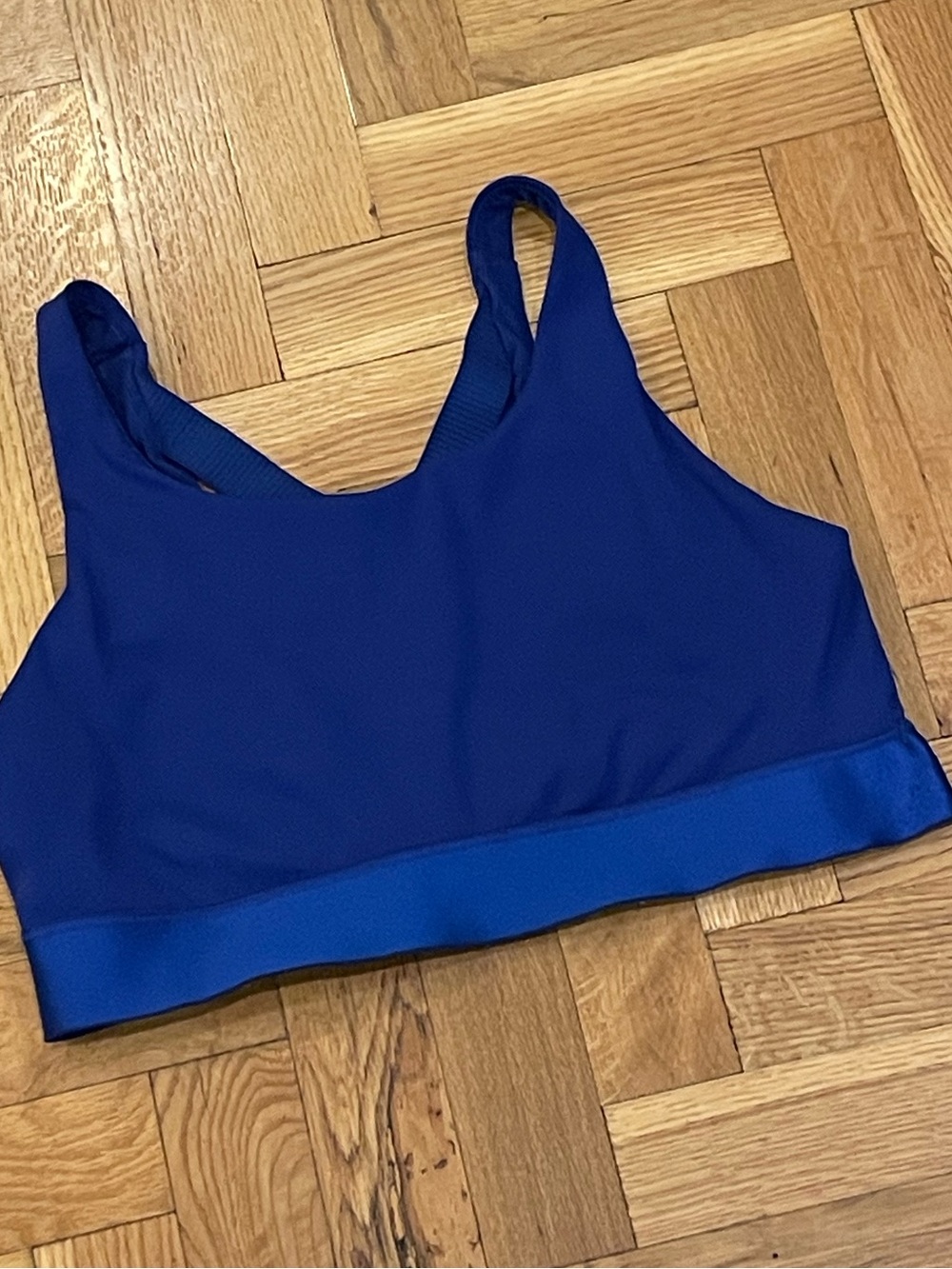 ATHLETA~”The Power of She” Royal Blue Sports Bra